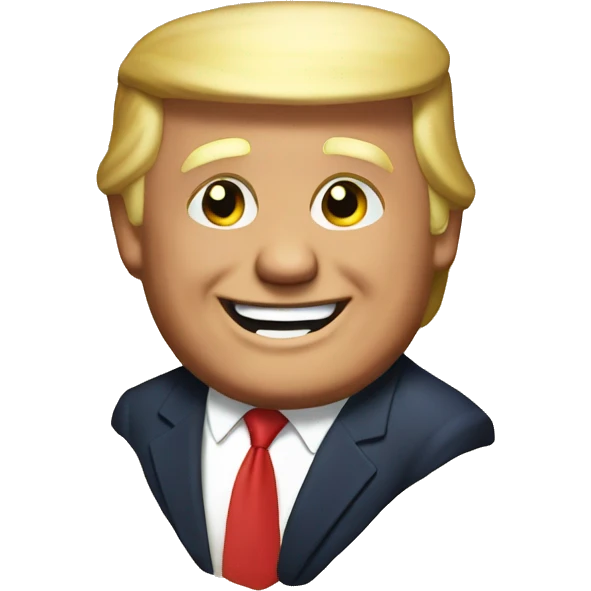 Happy trump emoji