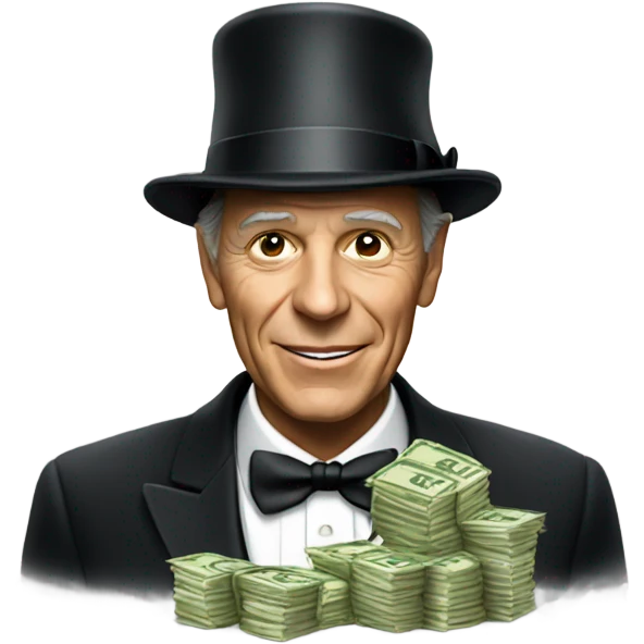 sinatra with tophat and money emoji