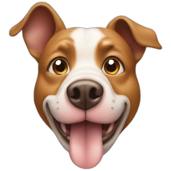 dog with pig nose emoji