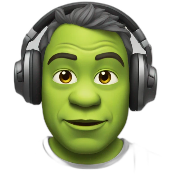 Dj shrek emoji