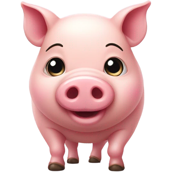 Pop belly pig  emoji