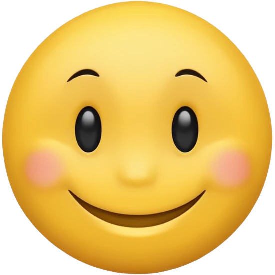 Shy smiley face emoji