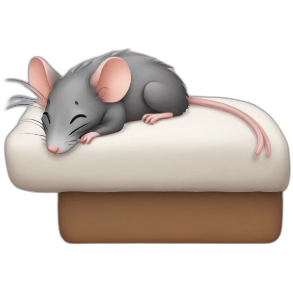 Rat sleep emoji
