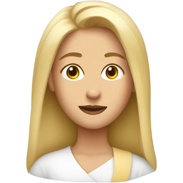 RUBIA LENTE emoji