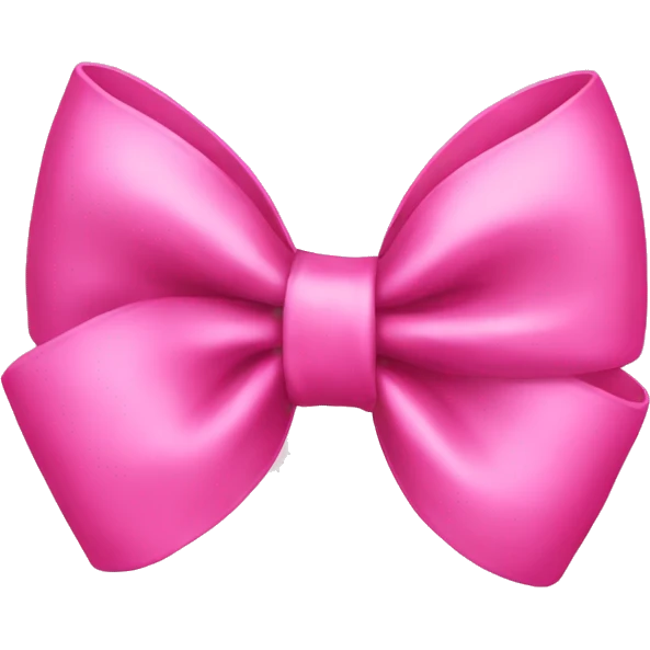 pink bow  emoji