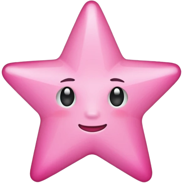 pink star emoji