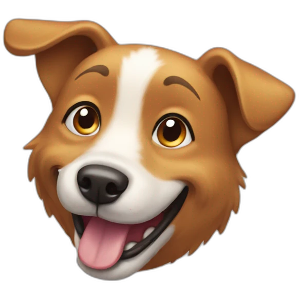 happy dog emoji