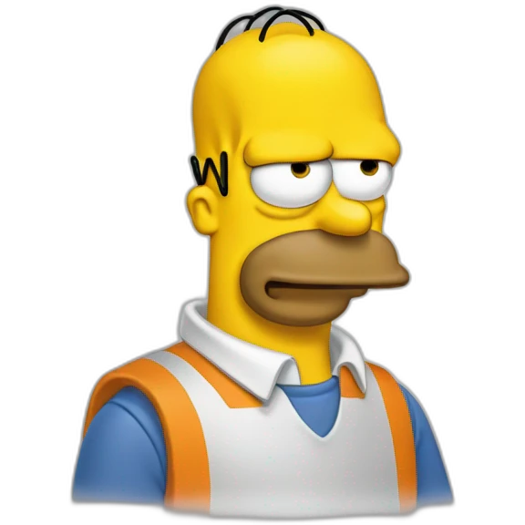 Homer Simsonfaisant un pouce emoji