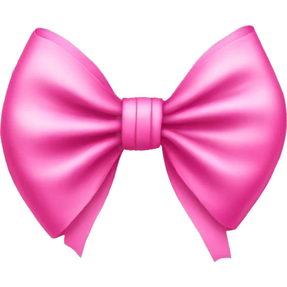 Pink bow  emoji