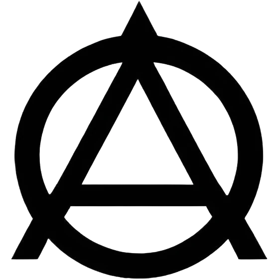 anarchist symbol emoji