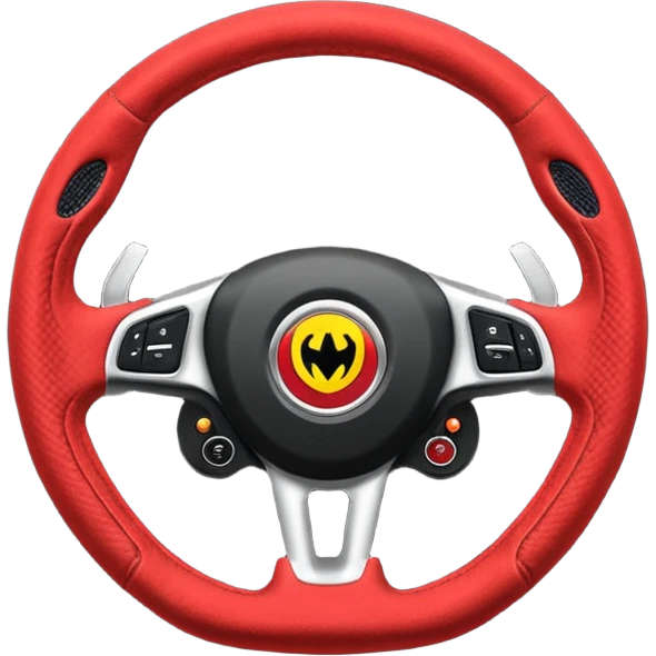 volante de racing de alcantara emoji