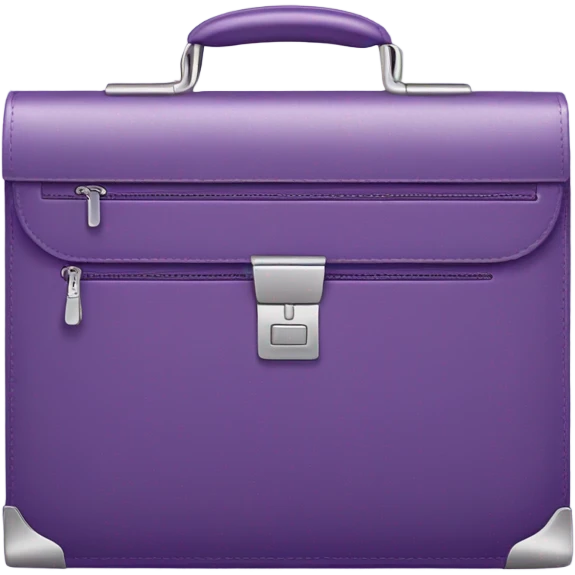 purple briefcase emoji