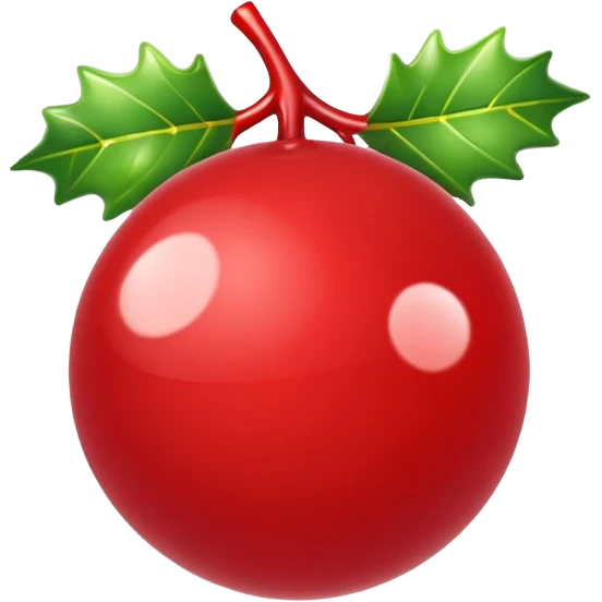 Holly berry emoji