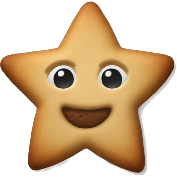 Christmas Cookie star emoji