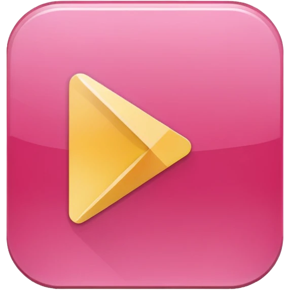 pink google play store emoji