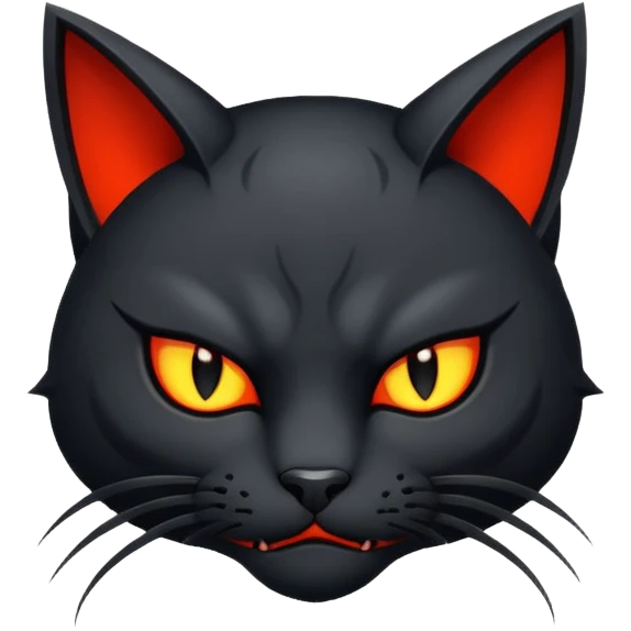 Hell cat symbol emoji