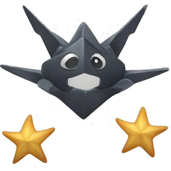 small old ninja stars flying emoji