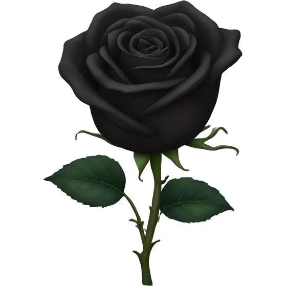 black rose emoji