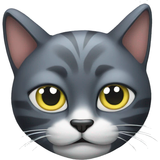 Chilling cat emoji