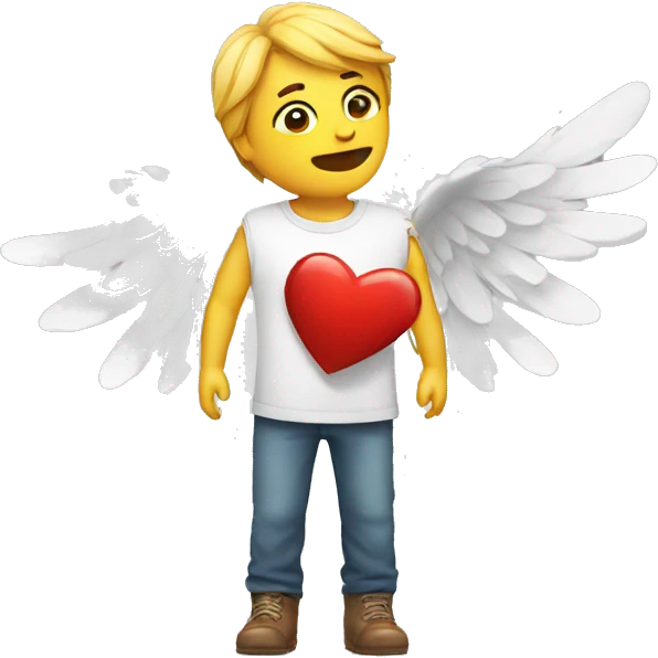 broken heart with wings emoji