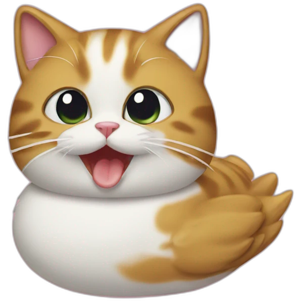 Cat duck emoji