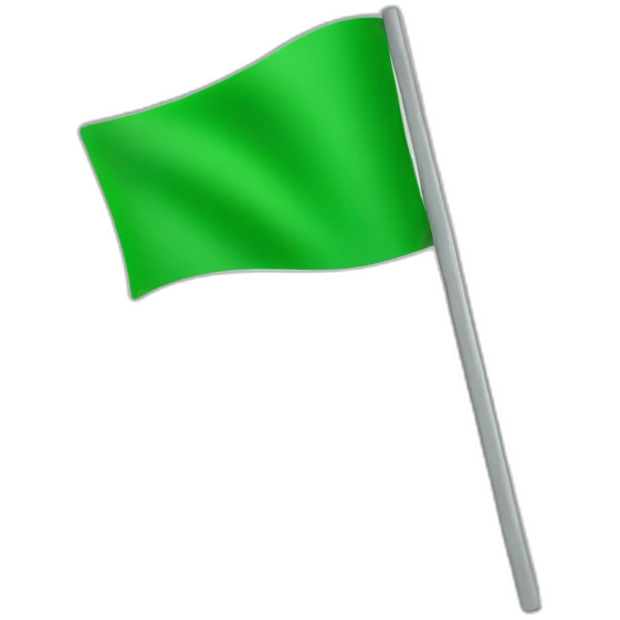 green flag emoji