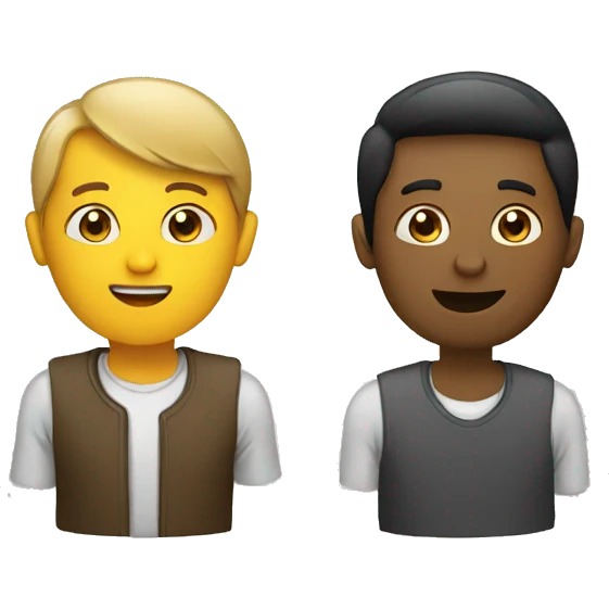 two people talk emoji