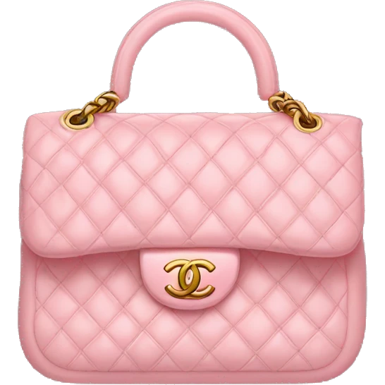 Light Pink Chanel bag emoji
