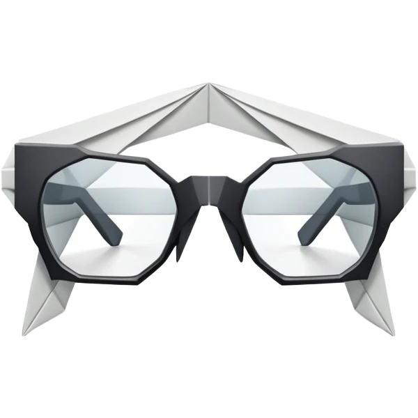 Origami glasses  emoji