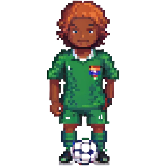 A soccer player emoji