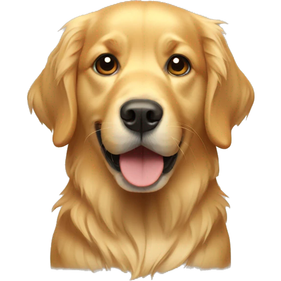 Golden retriever dog  emoji
