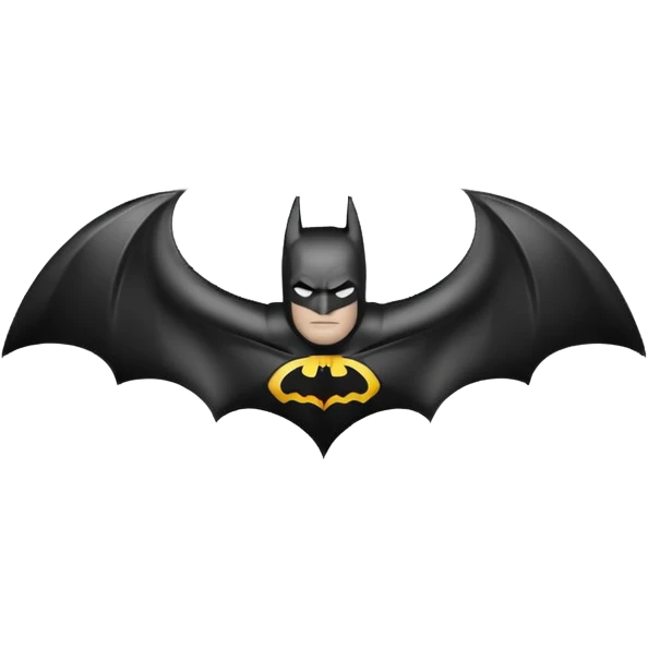 Batman logo without a human in it just a logo of batman emoji