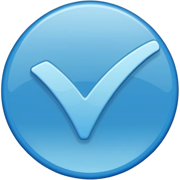 Este emoji✅en azul y que sea un circulo emoji