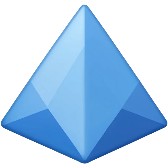 Point blue emoji