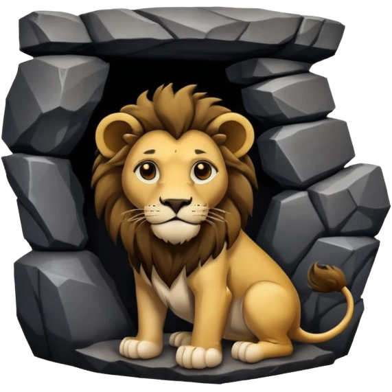 lion's cave emoji