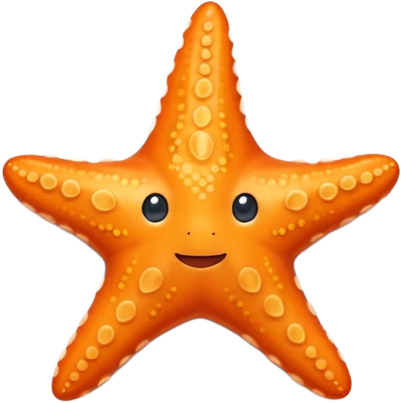starfish object icon, cute starfish, slightly glossy texture, 3D cartoon, soft shadow, mobile game icon style, centered, clean background, no text, no watermark emoji