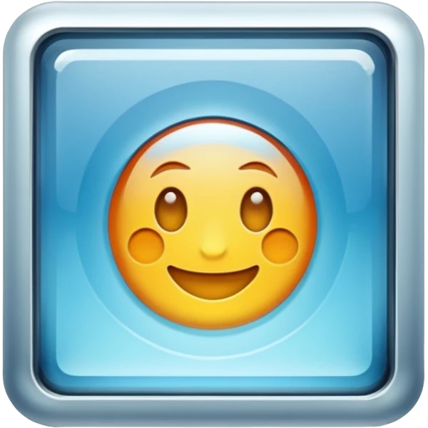 shiny window glass emoji