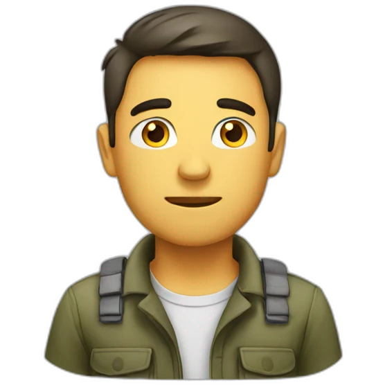 Homme fatigué  emoji