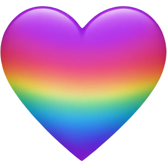 Rainbow Heart emoji