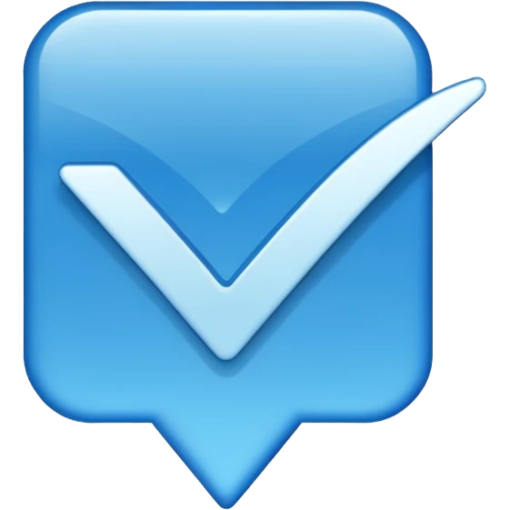 Official verified tick emoji