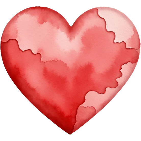 minimalist watercolor heart icon, monochromatic white washes, soft bleeding edges, on textured white paper, serene and emotional, perfect for app icon, transparent background, flat lay --style raw --stylize 150 emoji