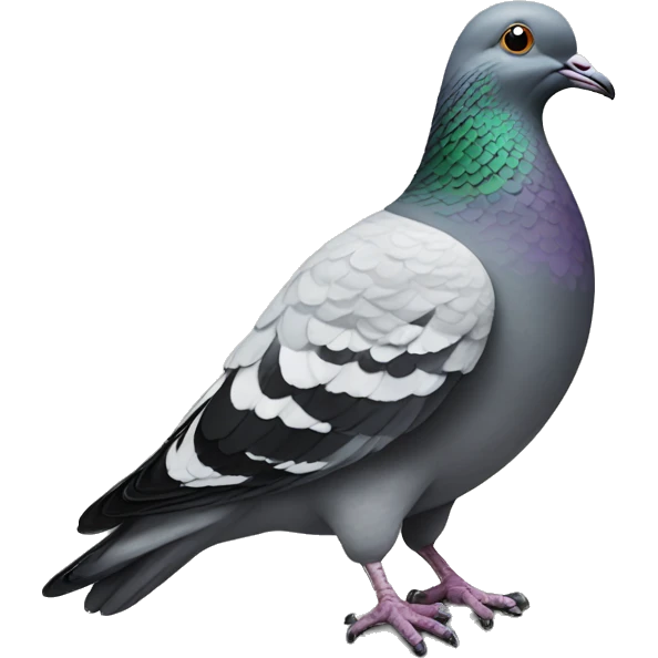 pigeon on a rock emoji