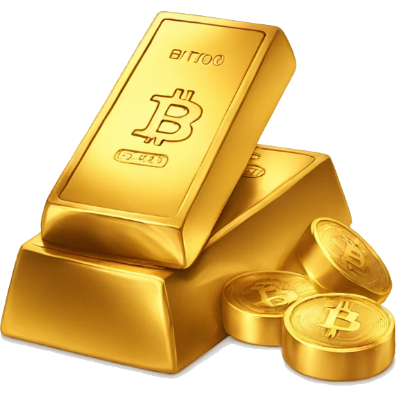 gold bar bitcoin emoji