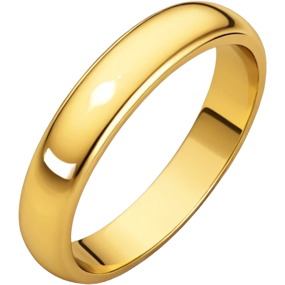 Emoji of yellow gold ring emoji