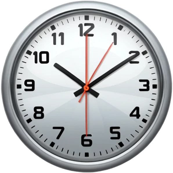 fast moving clock emoji