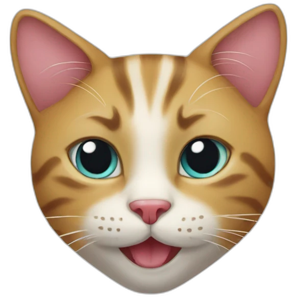 Cat with a heart emoji