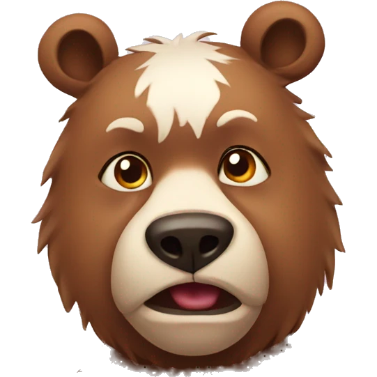 Sweet bear emoji