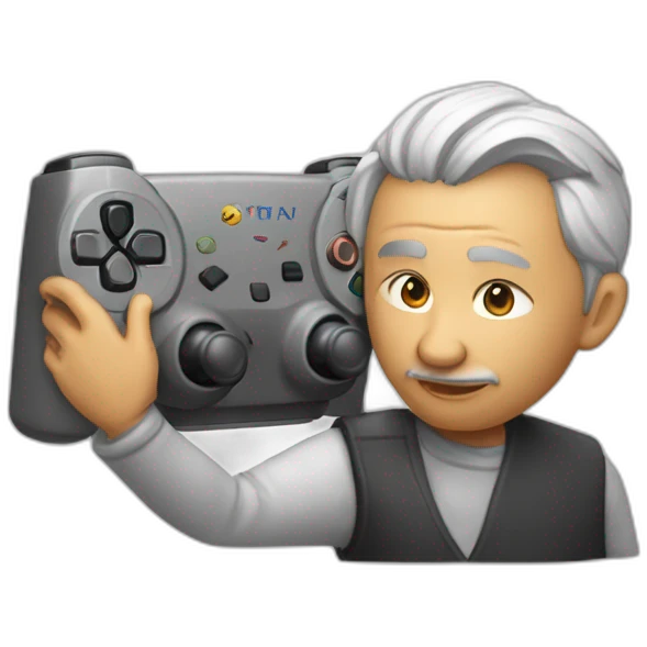 nain qui joue a la playstation emoji