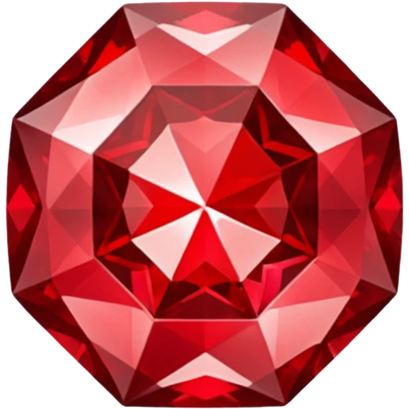 gem glitter red emoji