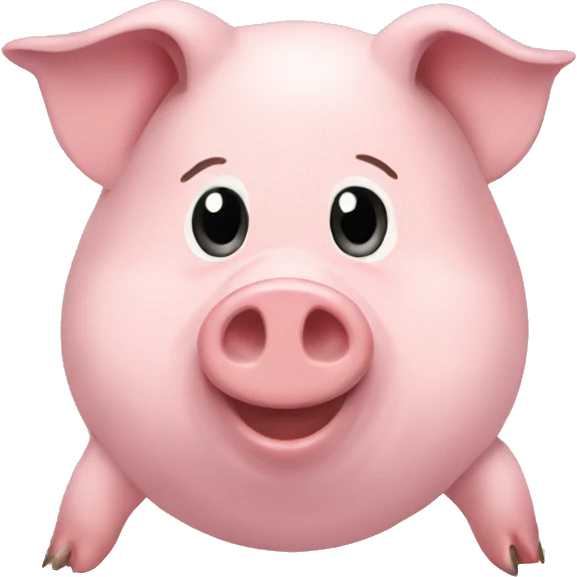 Pig aesthetic  emoji